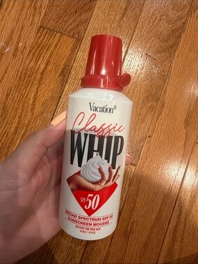 Vacation Classic Whip SPF 50 Sunscreen Cream 4oz NWT NEVER USED